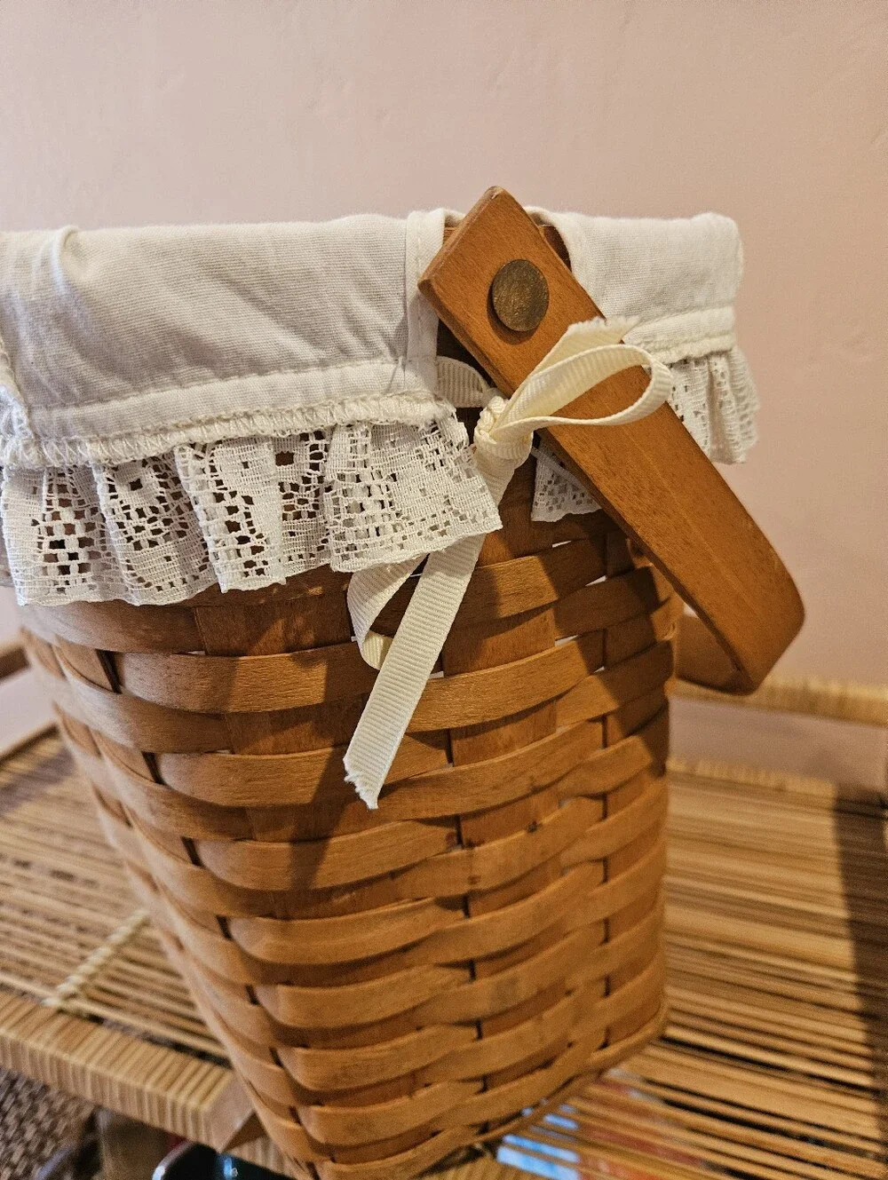 Longaberger Vintage Handled Basket